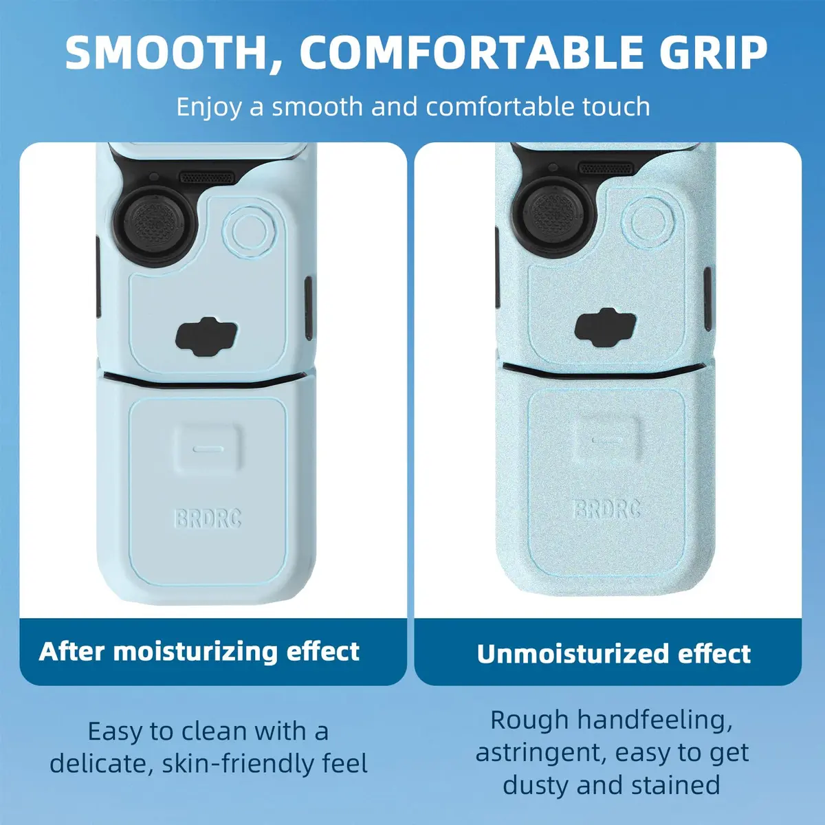 BRDRC Pocket 3 Silicone Cover for DJI OSMO Pocket 3 | Scratch-Resistant Skin & Anti-Loss Strap - view 7