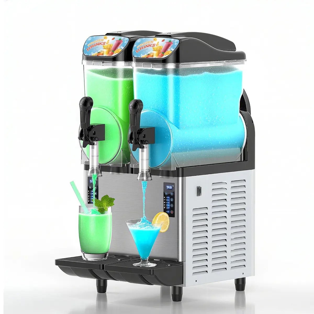 Mojgar Commercial Slushie Machine 30L | Large Capacity, Fast Cooling & Self-Cleaning - main product image