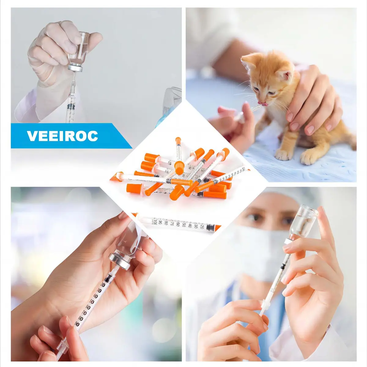 Loucoia 1ml Syringes with 30G 5/16" (8mm) Needle | Industrial Lab Use, Individually Wrapped - view 4