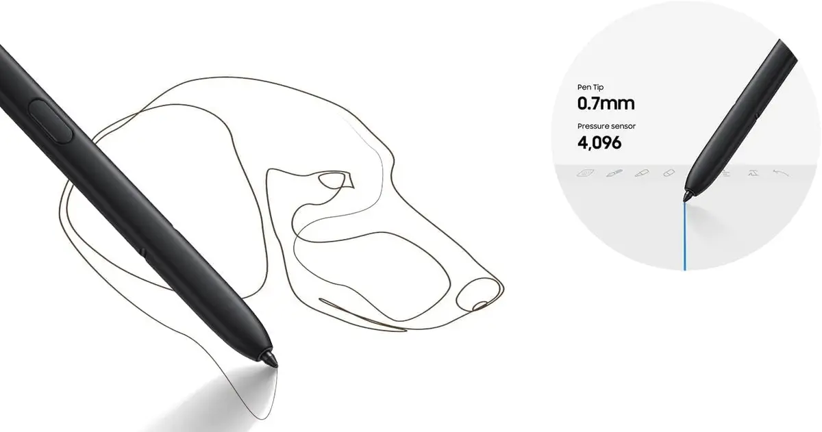 Qenw Galaxy S24 Ultra S Pen Replacement (Without-Bluetooth) Violet*2 | Precise Touch Stylus for Galaxy S24 Ultra 5G - view 4