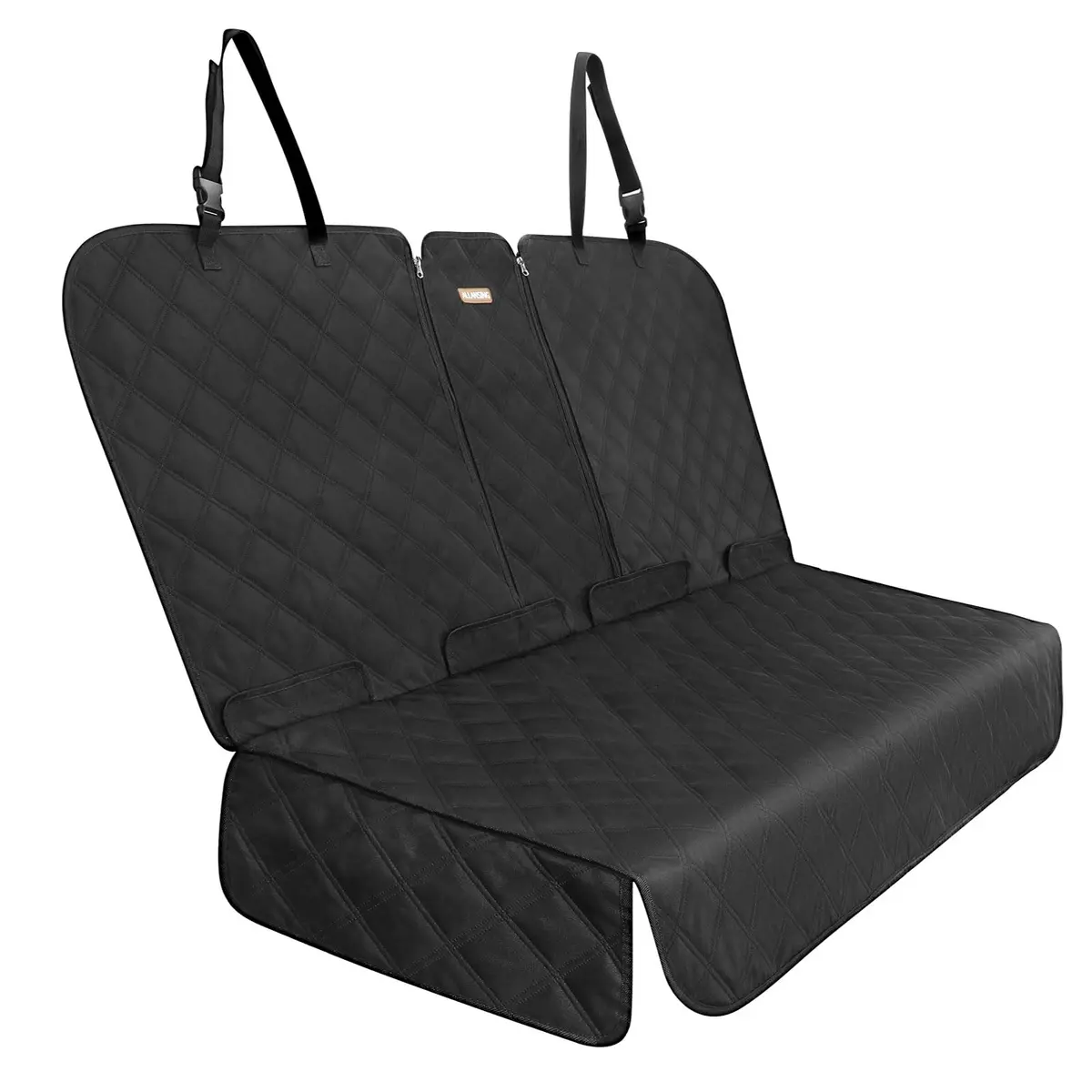 ALLANSING Heavy-Duty 900D Waterproof Back Seat Cover for Large SUVs | 142cm (56") Width, Black - main product image