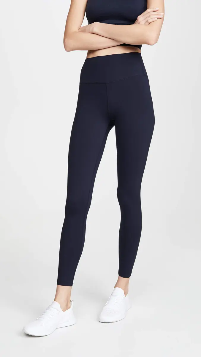 Splits59 Women's Airweight High-Waist Leggings 26" Indigo | Supportive, Moisture-Wicking Workout Wear - view 2