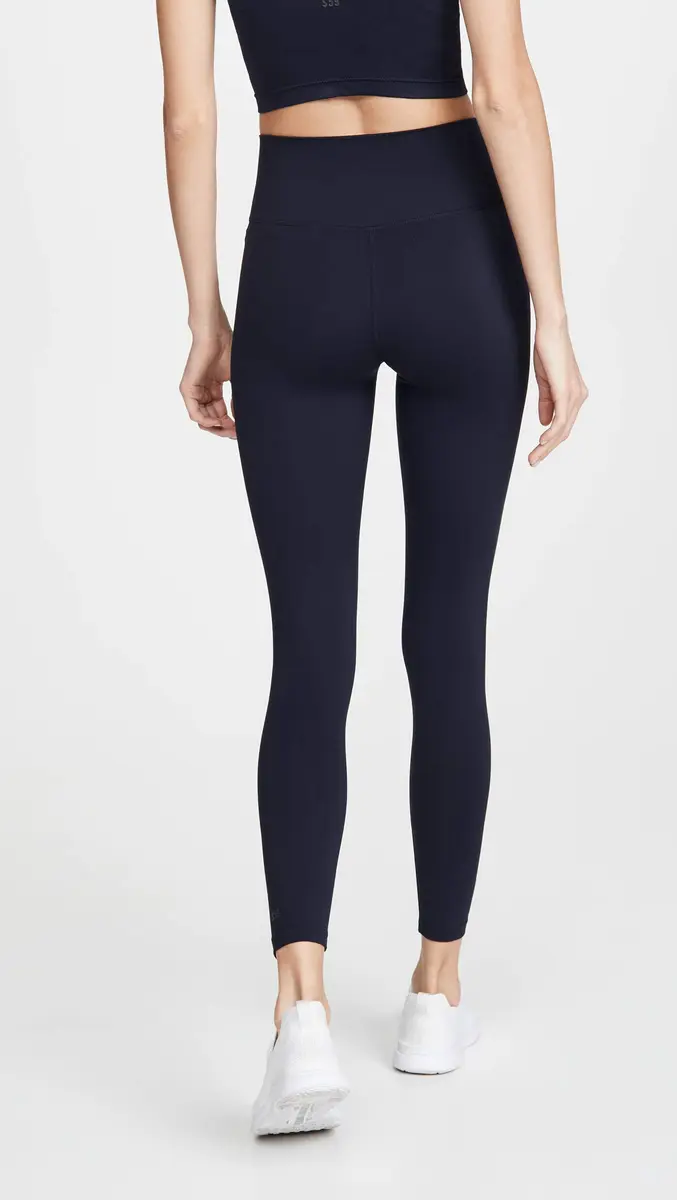 Splits59 Women's Airweight High-Waist Leggings 26" Indigo | Supportive, Moisture-Wicking Workout Wear - view 3