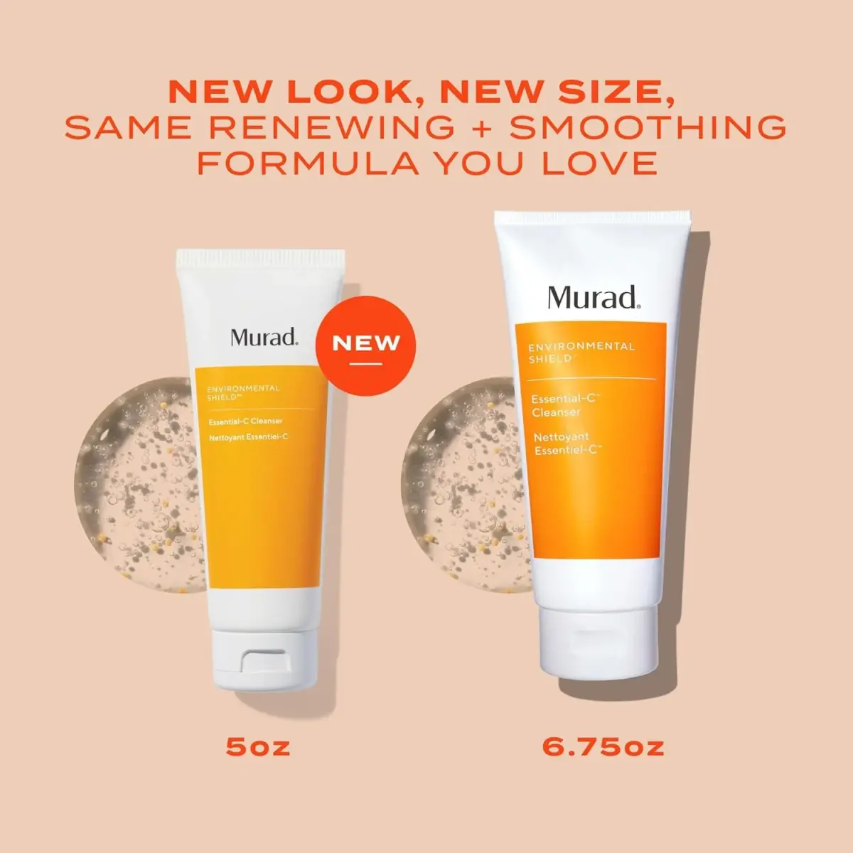 Murad Essential-C Facial Cleanser Gel 150ml (5 Fl Oz) | Vitamin C Antioxidant Protection - view 5
