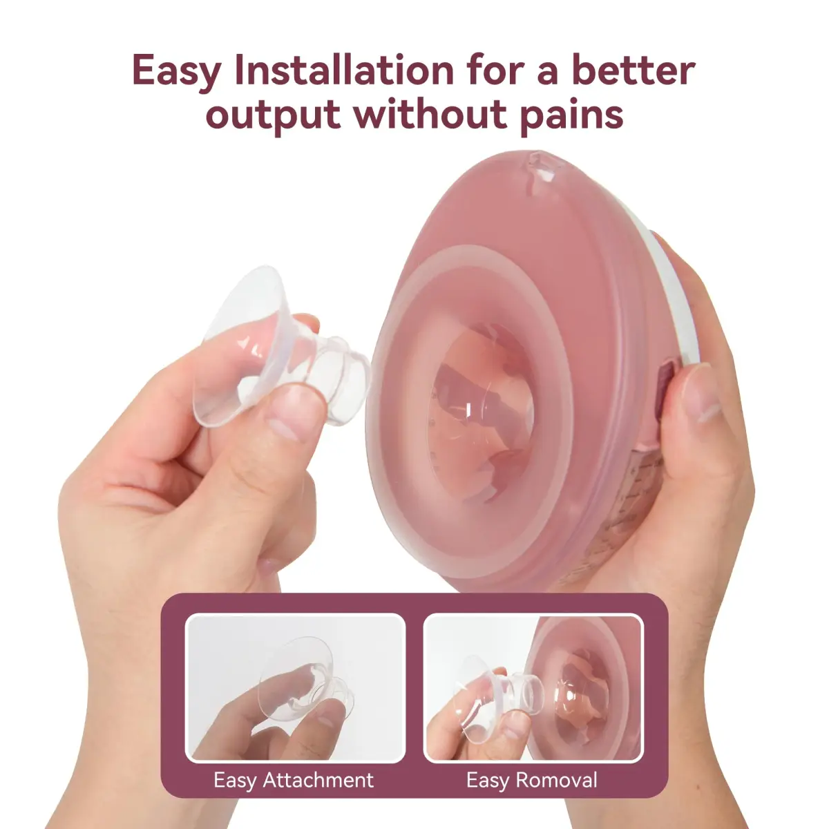 TOVVILD 15mm Flange Inserts for 24mm Flanges, 4 Pack | BPA-Free Silicone for Comfortable Pumping - view 4