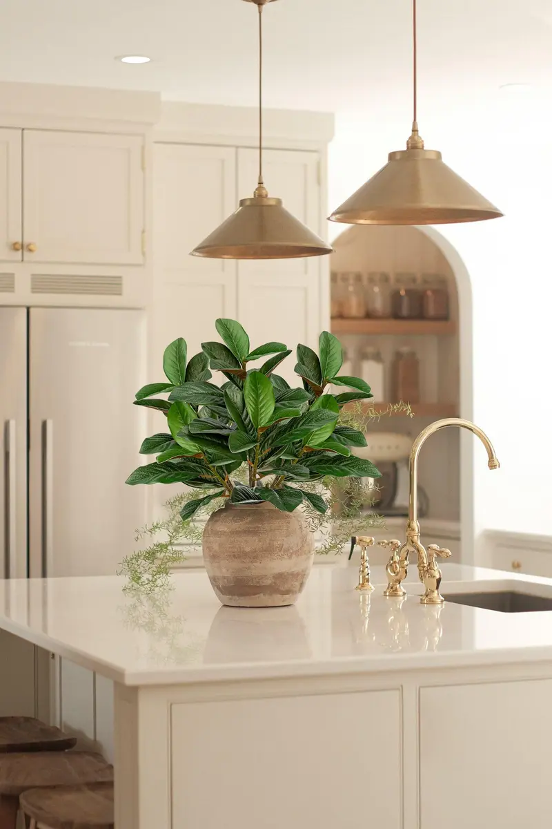 Briful Artificial Magnolia Leaves Stems 3PCS 74cm | Lifelike Greenery for Elegant Decor - view 6
