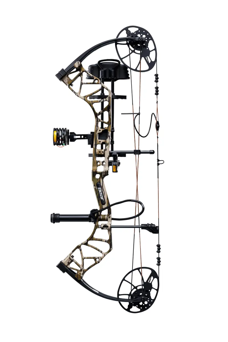 Bear Legit Maxx Ready to Hunt Compound Archery Bow, 70lb. Draw Weight, Left Hand, Mossy Oak Bottomland/Black | Versatile & Customizable - main product image