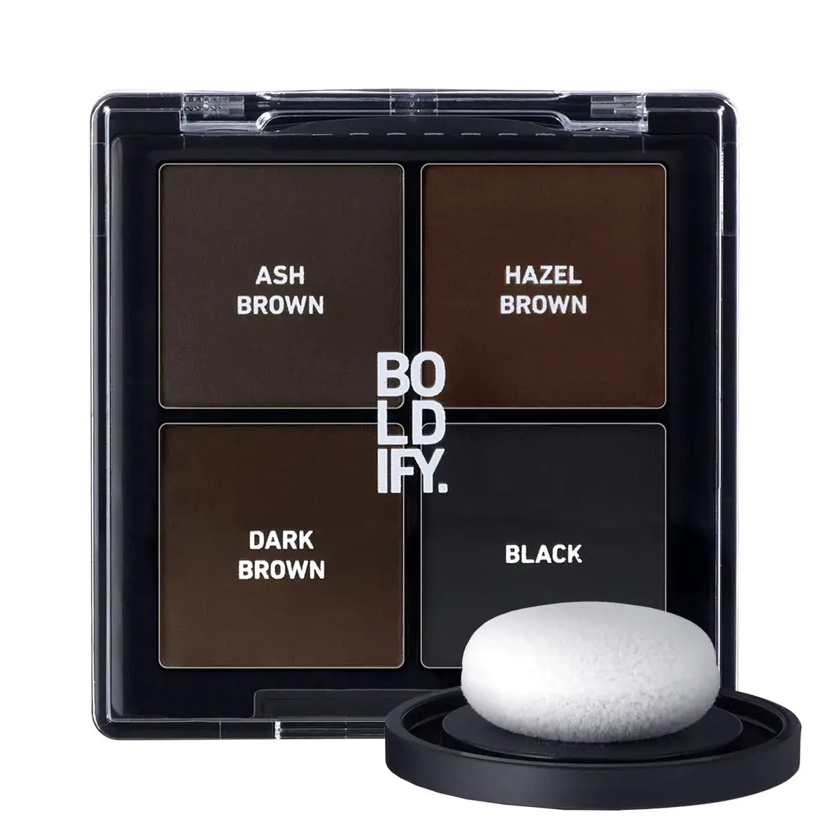 Boldify Hairline Powder Sample Kit, Dark Browns + Black | Instant Root Coverage & Thinning Hair Filler - main product image