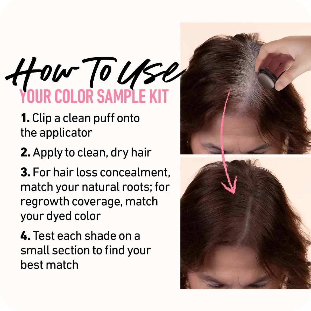Boldify Hairline Powder Sample Kit, Reds | Instant Gray Coverage & Root Concealer - view 5