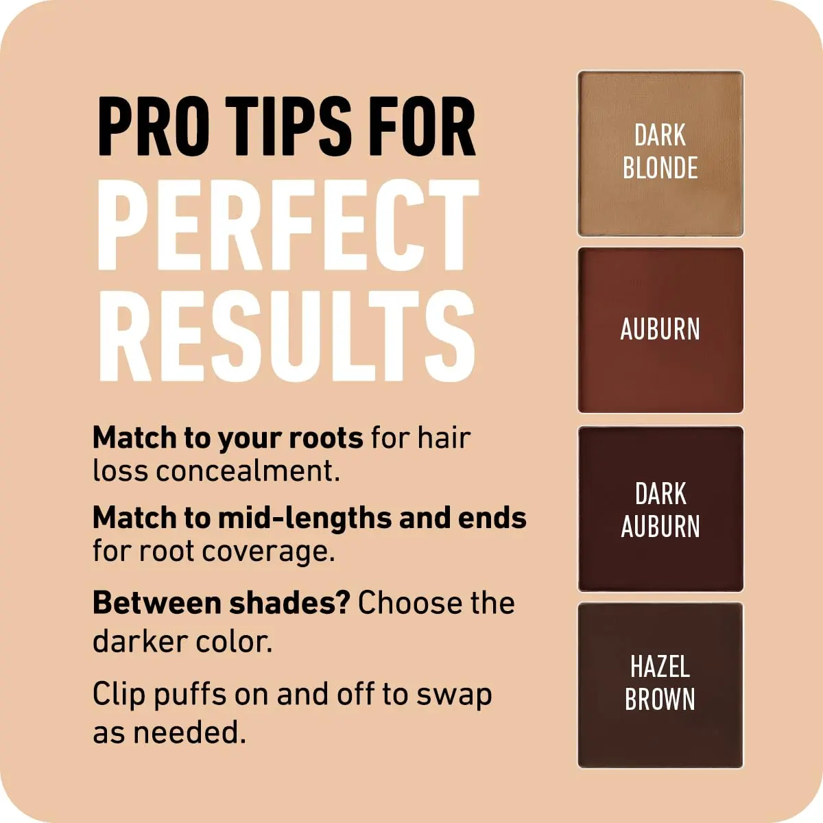 Boldify Hairline Powder Sample Kit, Reds | Instant Gray Coverage & Root Concealer - view 7