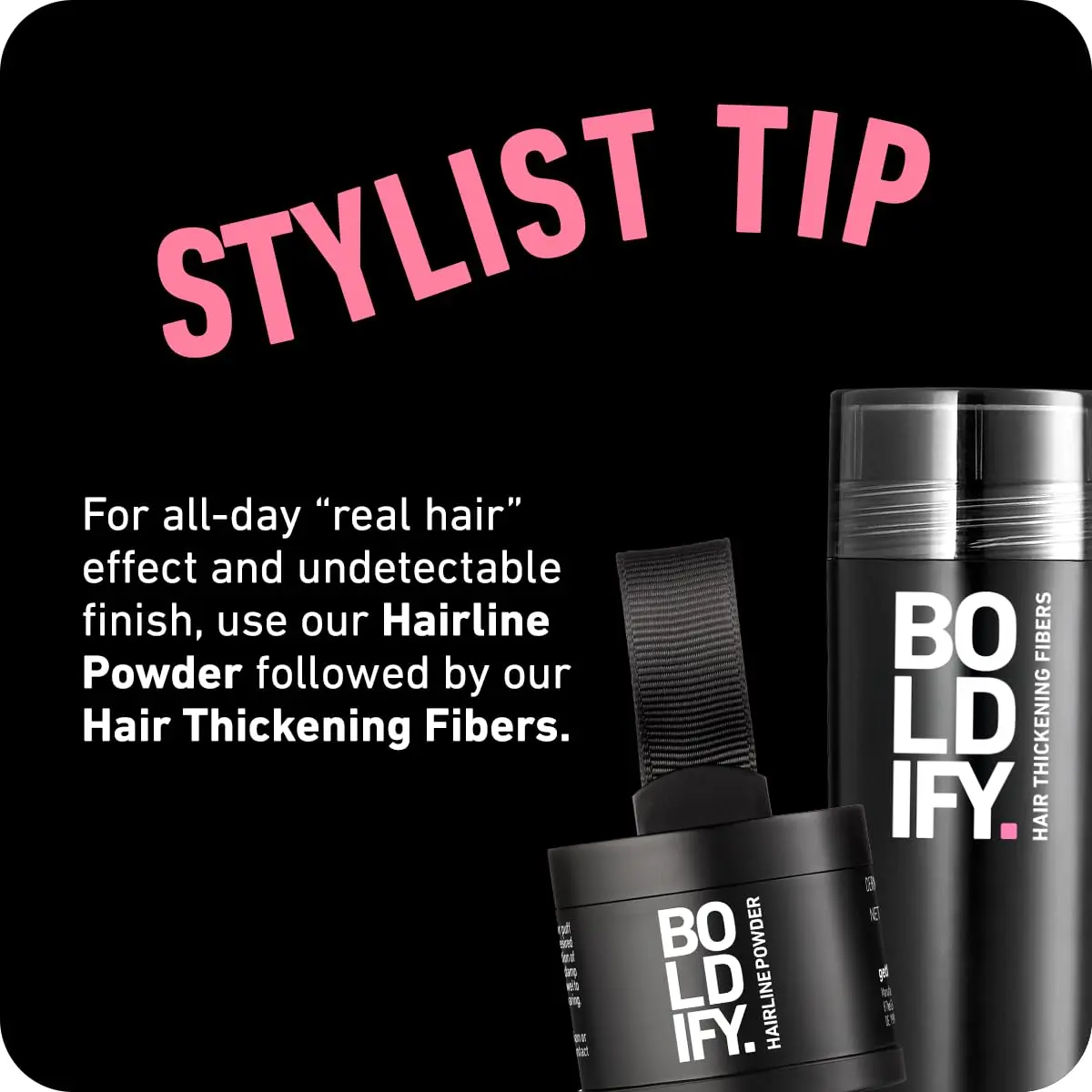 Boldify Hairline Powder Sample Kit, Reds | Instant Gray Coverage & Root Concealer - view 9