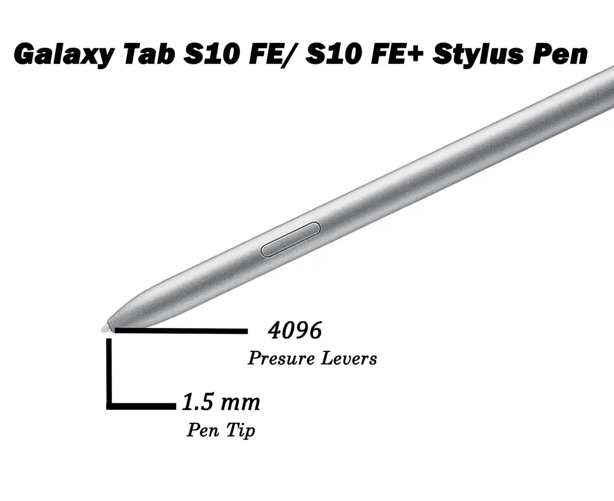 Peixiong Galaxy Tab S10 FE Stylus Pen for Samsung Galaxy Tab S10 FE+ S Pen, Silver | 4096 Pressure Sensitivity, Magnetic Design - view 4
