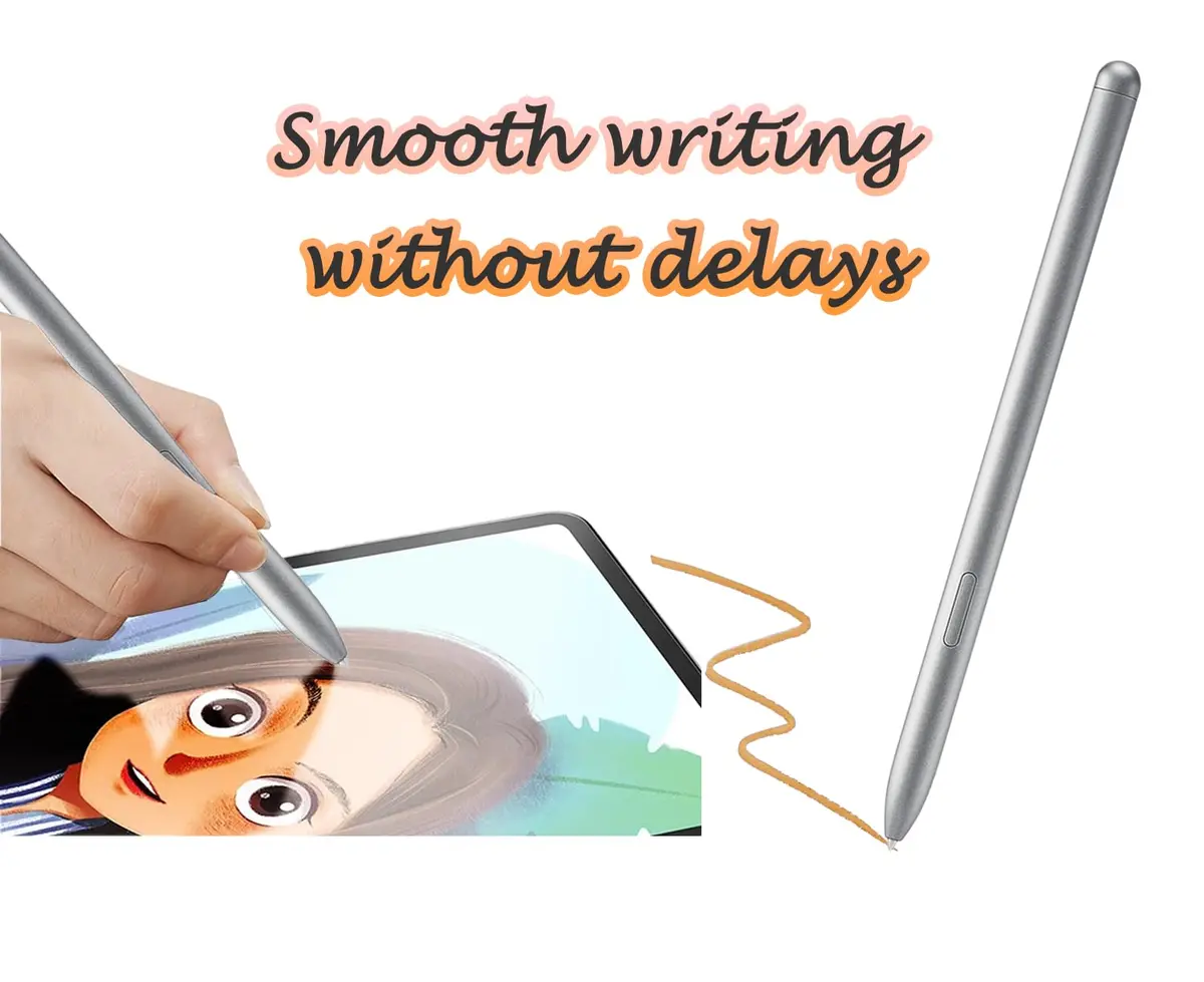 Peixiong Galaxy Tab S10 FE Stylus Pen for Samsung Galaxy Tab S10 FE+ S Pen, Silver | 4096 Pressure Sensitivity, Magnetic Design - view 5