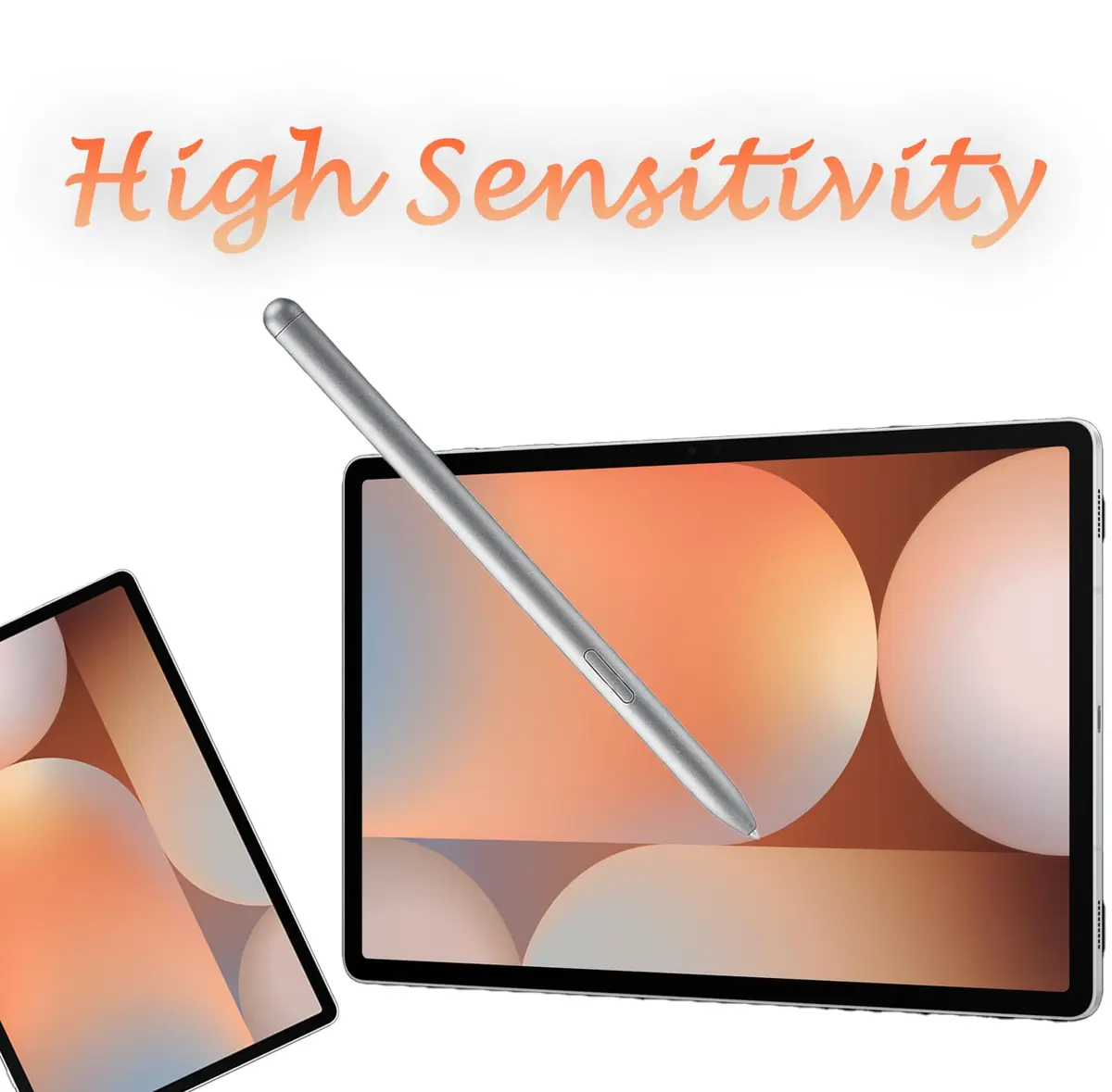 Peixiong Galaxy Tab S10 FE Stylus Pen for Samsung Galaxy Tab S10 FE+ S Pen, Silver | 4096 Pressure Sensitivity, Magnetic Design - view 3
