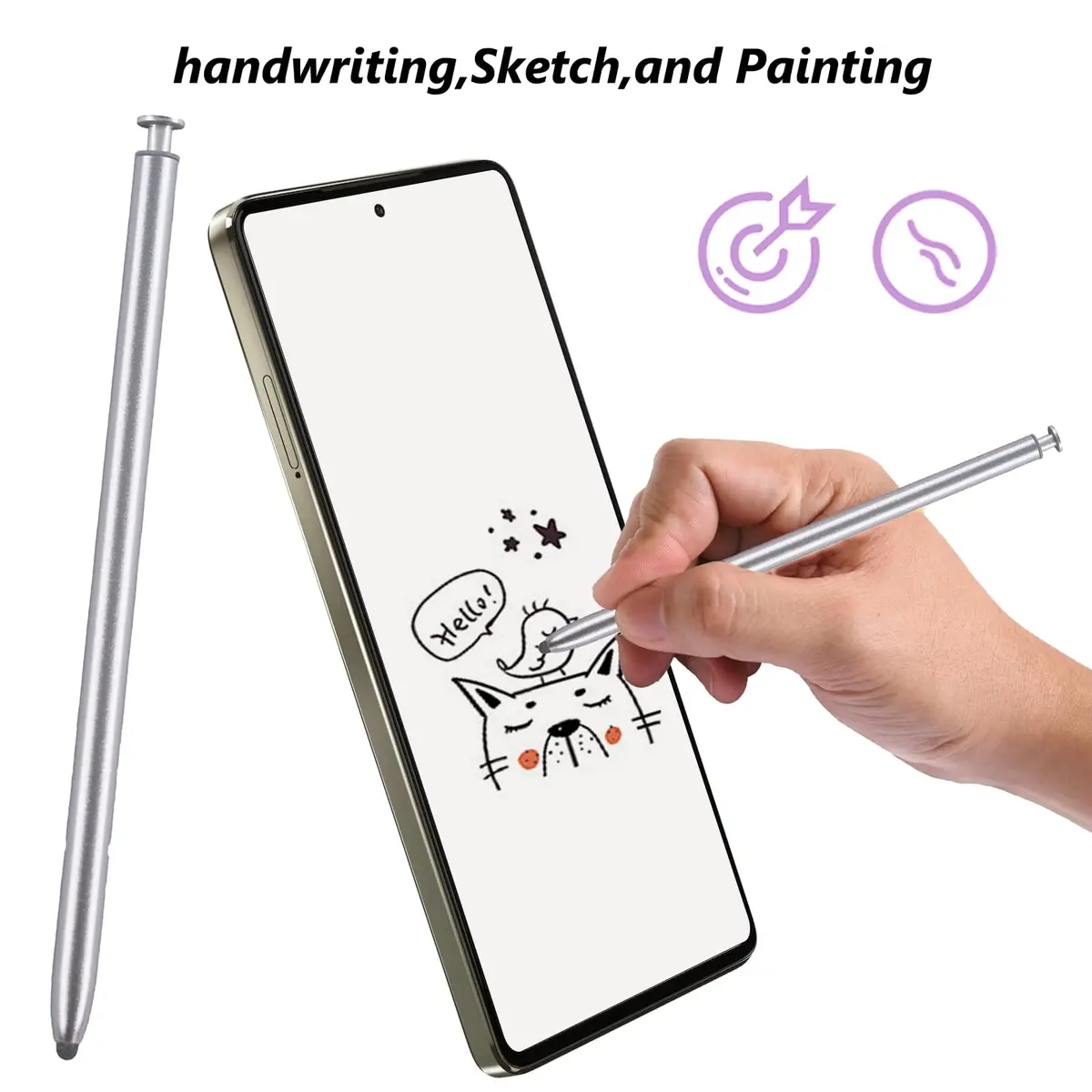 Mingxiong G Stylus 2024 Pen for Moto G Stylus 5G | Precision Touch Screen Stylus (Caramel Latte) - view 5