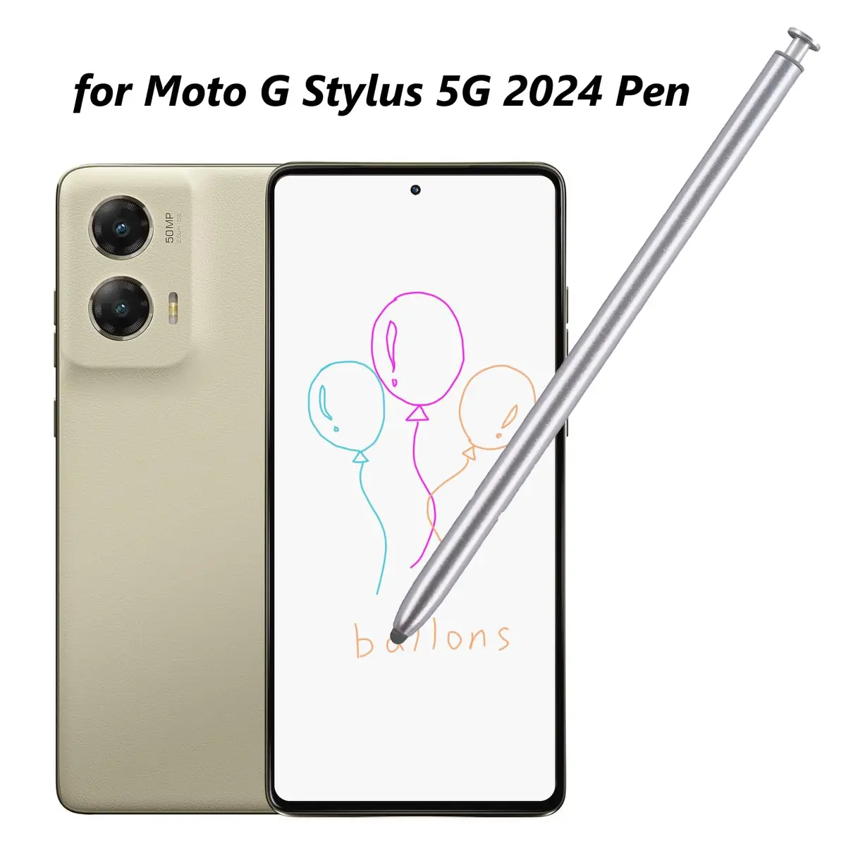 Mingxiong G Stylus 2024 Pen for Moto G Stylus 5G | Precision Touch Screen Stylus (Caramel Latte) - view 2