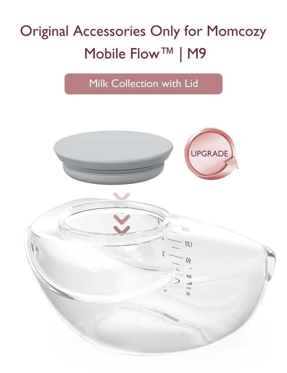 Momcozy M9 Original Breast Milk Storage Bottle 1 Pack | BPA-Free Food-Grade Silicone - view 2