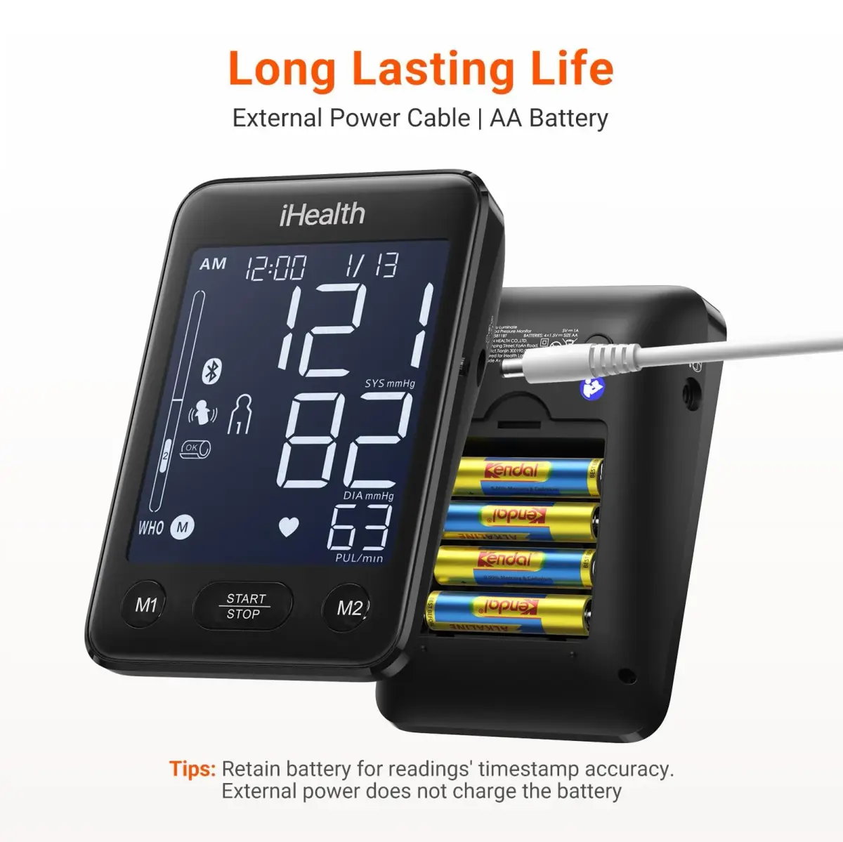 iHealth Accu Bluetooth Upper Arm Blood Pressure Monitor with Large Cuff | Clinically Accurate Home BP Machine - view 8