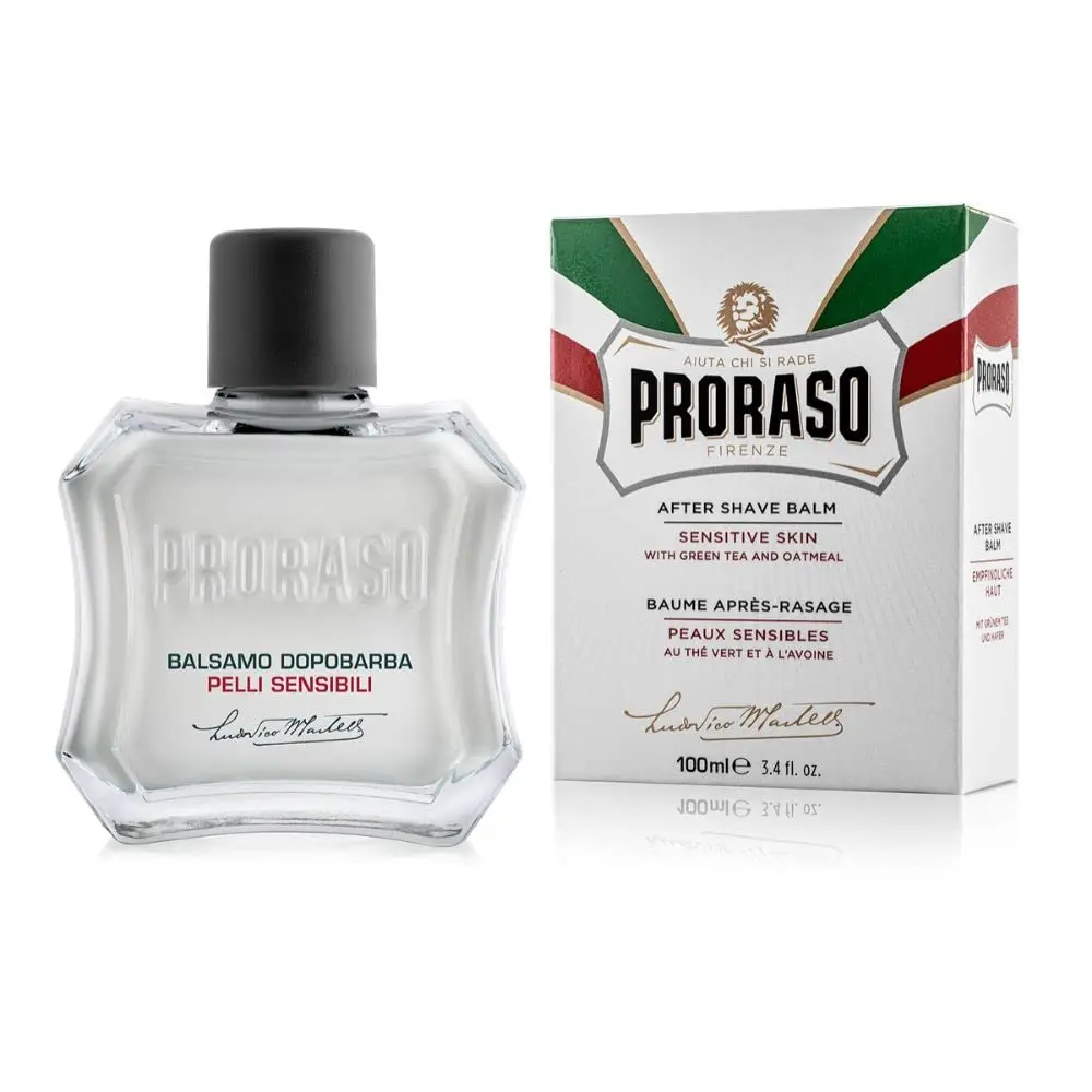 Proraso After Shave Balm - Oatmeal & Green Tea | Nourishing & Gentle Formula for Sensitive Skin - 3.4oz (Pack of 2) - view 2