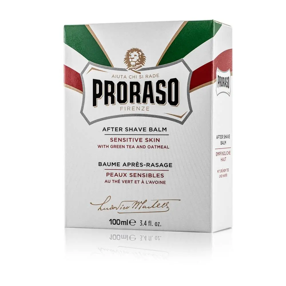 Proraso After Shave Balm - Oatmeal & Green Tea | Nourishing & Gentle Formula for Sensitive Skin - 3.4oz (Pack of 2) - view 3