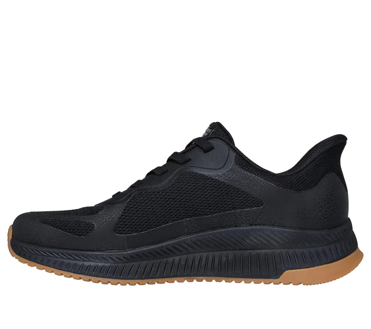 Skechers Hands Free Slip-ins - Bobs Sport Squad Chaos 4, BBK, 10 W | Athletic Slip-On Sneakers for Men - view 2