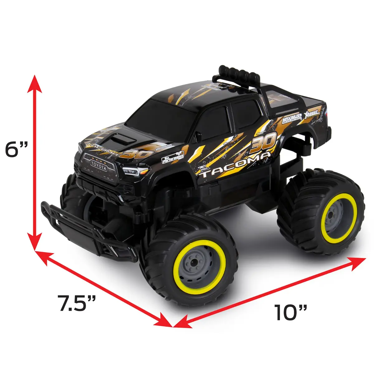 Mean Machines Toyota Tacoma RTR RC Truck 32.4cm (12.8in) | Officially Licensed Off-Road Monster Truck with Turbo Boost - view 4