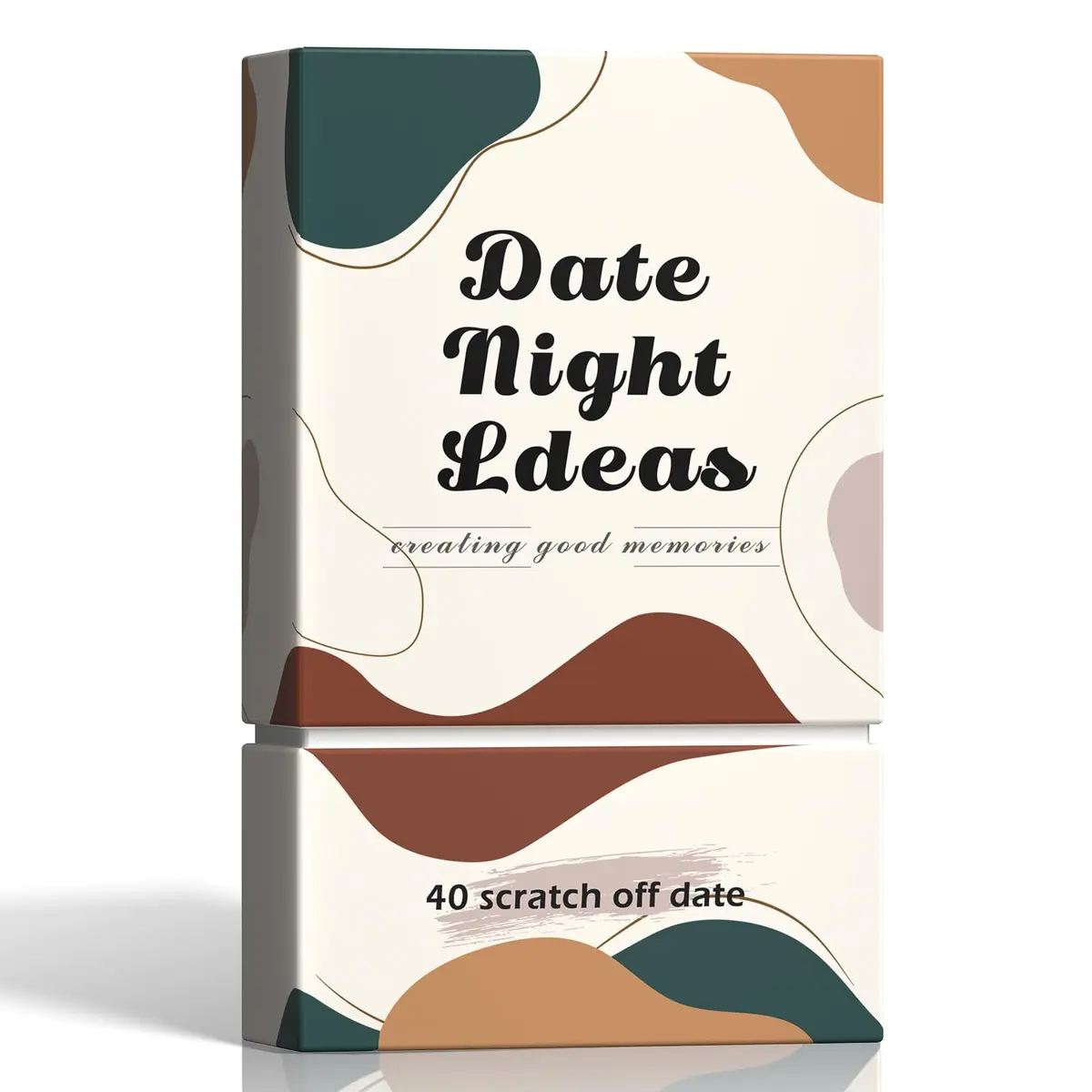 VUNCESSIN 40 Scratch Off Date Night Ideas Cards Coffee Mood | Romantic & Adventurous Couples Games Gifts - main product image
