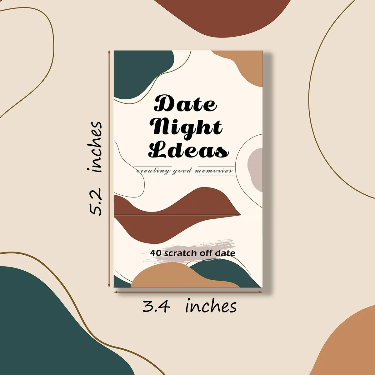 VUNCESSIN 40 Scratch Off Date Night Ideas Cards Coffee Mood | Romantic & Adventurous Couples Games Gifts - view 4