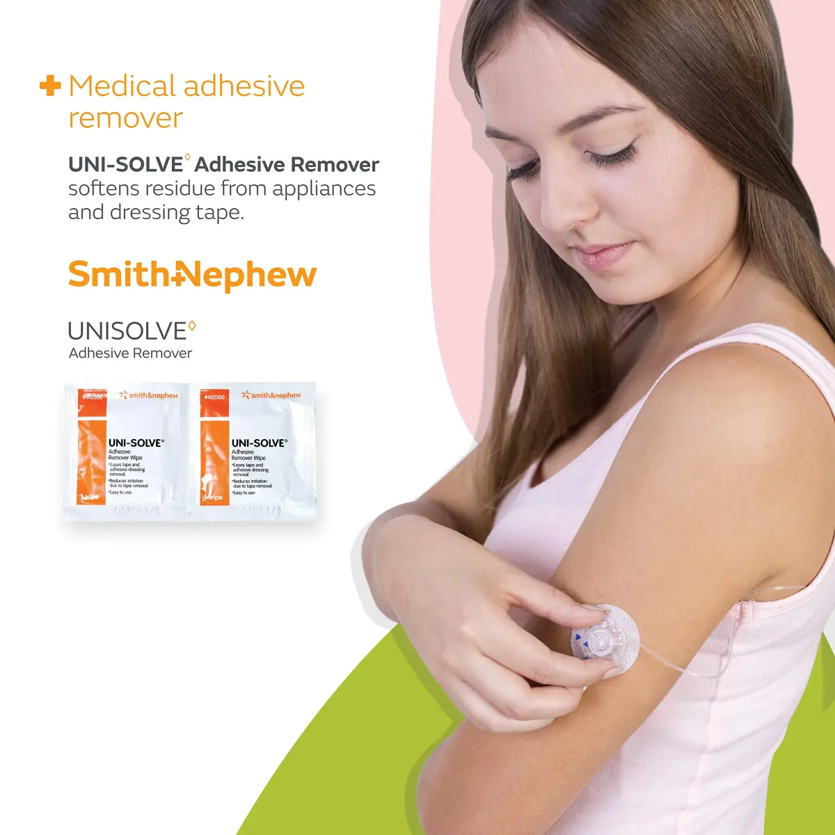 Uni Solve Adhesive Remover Wipes 150 Count | Gentle & Effective for Skin Residue - view 4