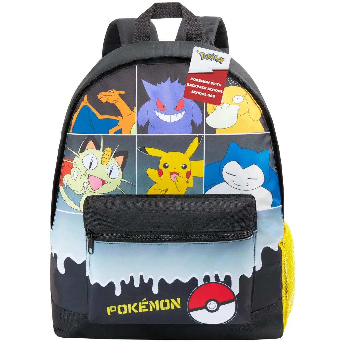 Pokémon Kids Anime Backpack, 40 cm (15.7 x 12.2 x 3.9 inches) | Pikachu & Friends School Bag - main product image