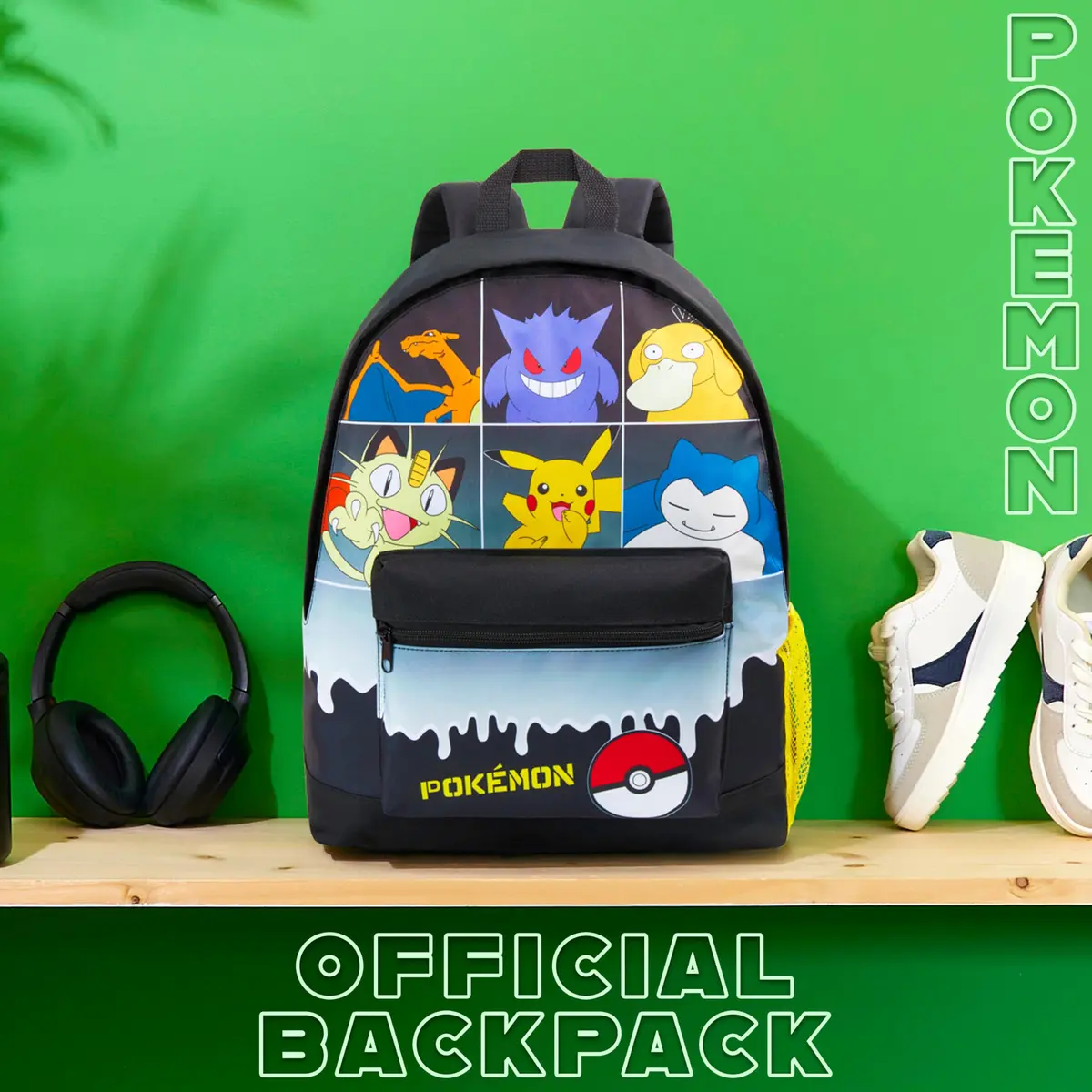 Pokémon Kids Anime Backpack, 40 cm (15.7 x 12.2 x 3.9 inches) | Pikachu & Friends School Bag - view 5