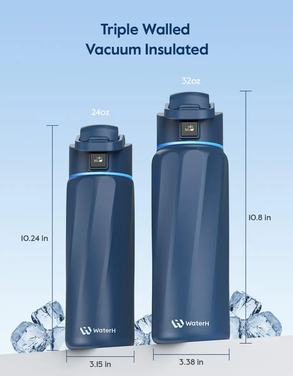WaterH BOOST Smart Water Bottle Tracker with Reminder, 24oz | Hydration & Wellness Companion - view 4