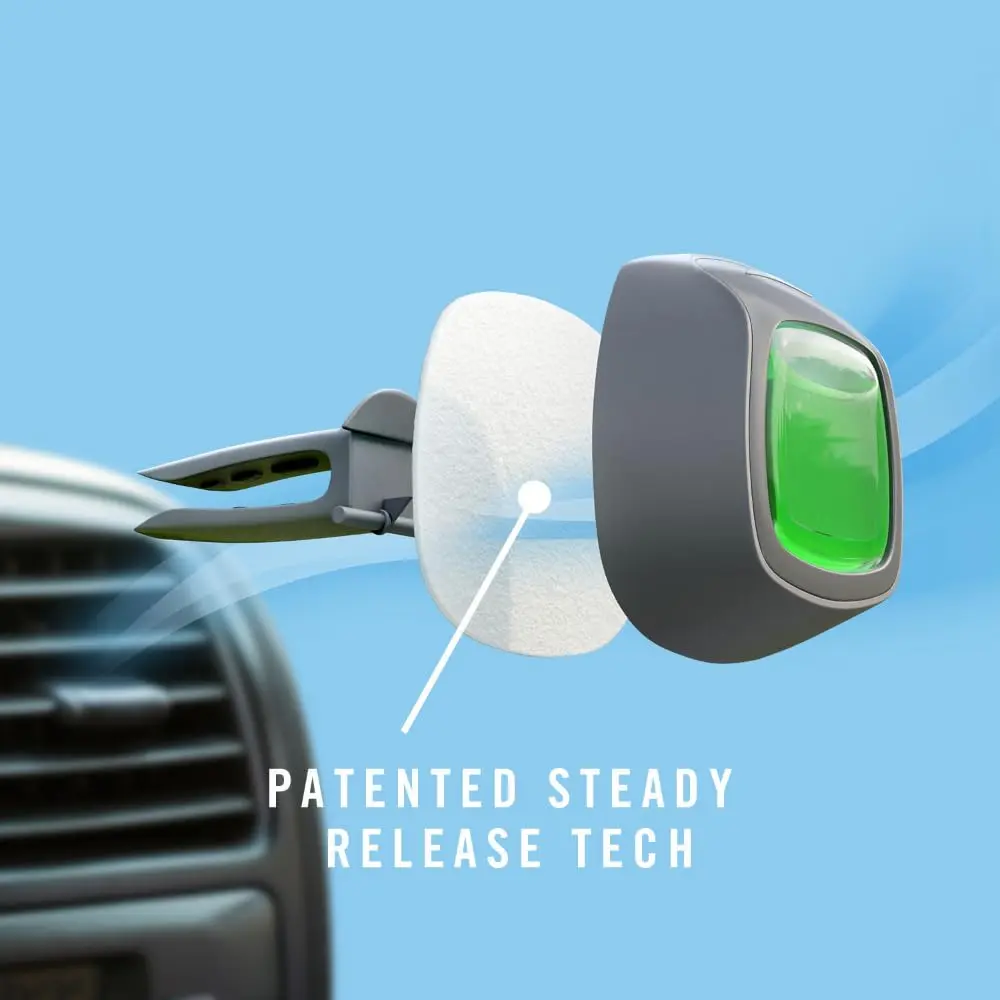 Febreze Car Air Freshener Vent Clips Mixed Gain Scent 3 Count | Odor-Fighting Automotive Fragrance - view 3