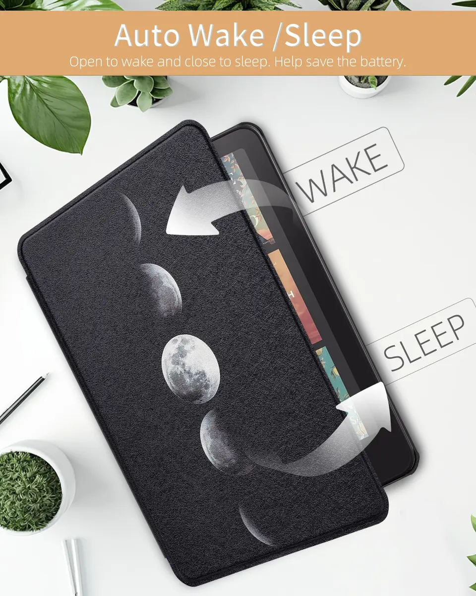 WALNEW Case for 7" Kindle Paperwhite 2024 12th Gen | Auto Wake/Sleep, Premium PU Leather - view 4
