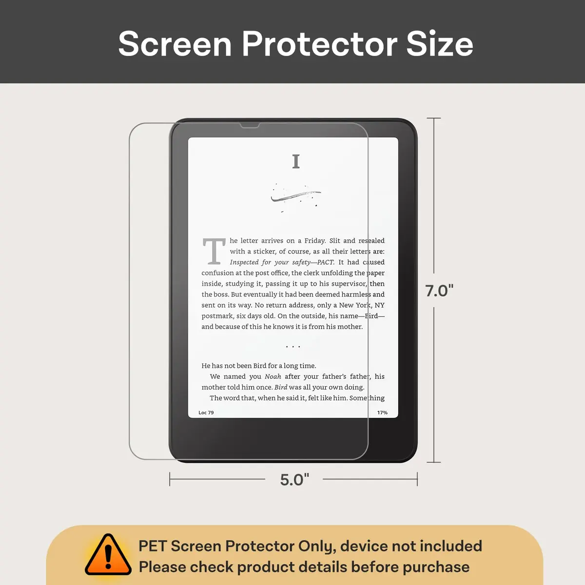 CoBak 3 Pack Screen Protector for 7" Kindle Paperwhite (2024) & Colorsoft | Anti-Glare, Full Coverage, 97% Clarity - view 2