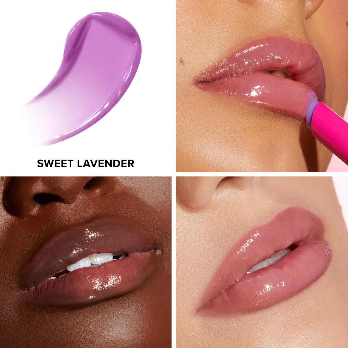 Too Faced Lip Injection Extreme Plumping Clicks Sweet Lavender | Hydrating Lip Plumper Stick 0.05 oz (1.5 g) - view 2