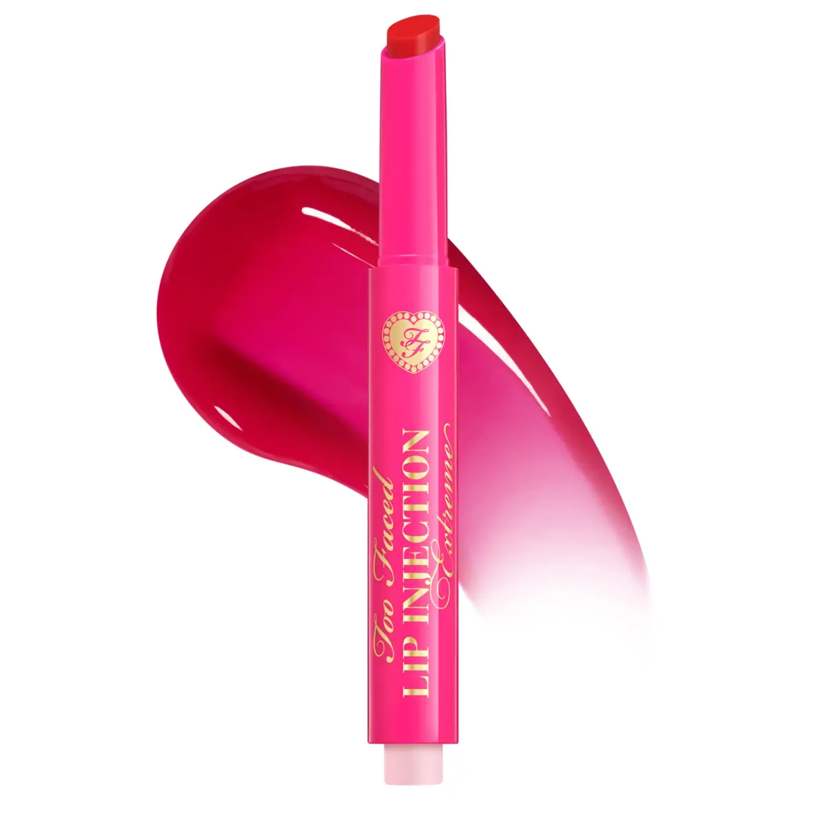 Too Faced Lip Injection Extreme Plumping Clicks Cherry Red 0.05 oz (1.5 g) | Hydrating Lip Plumper with Click Applicator - main product image