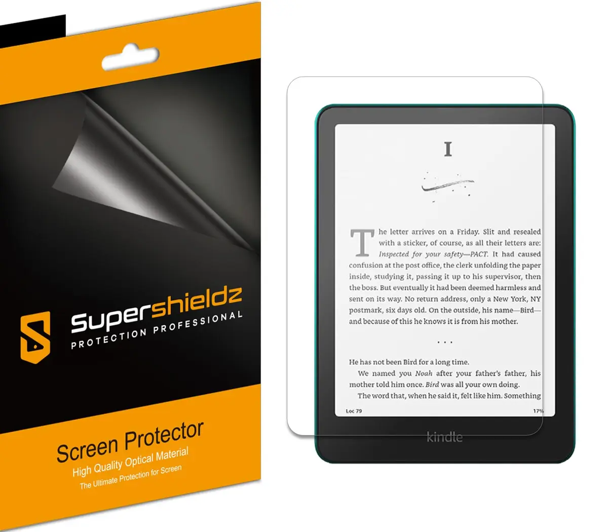 Supershieldz Matte Screen Protector for Kindle Paperwhite 2024 | Anti-Glare 7-inch - main product image