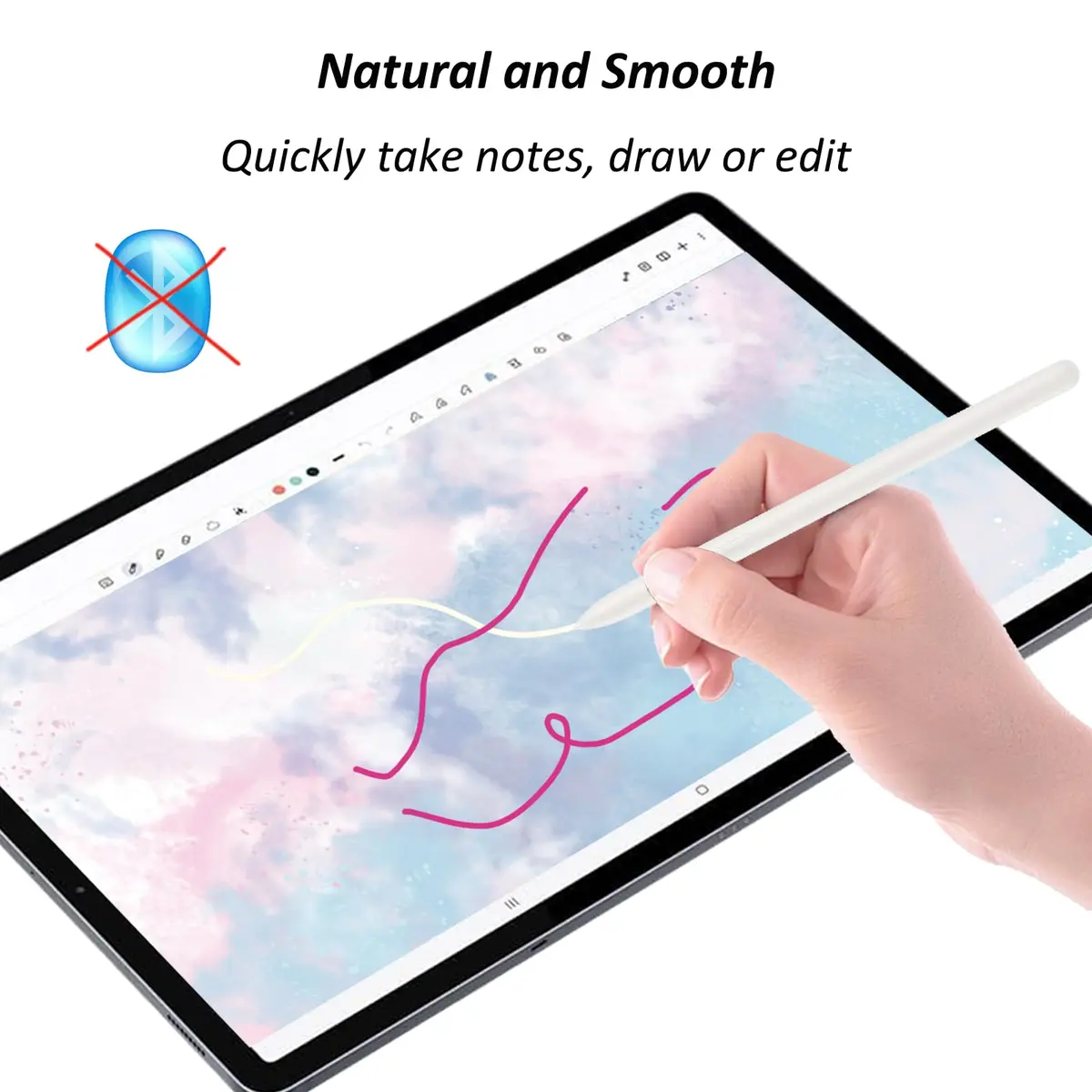 LiXiongBao Galaxy Tab S10 Ultra S Pen Beige | Precise, Sensitive Stylus for Samsung Galaxy Tab S10+ & S10 Ultra - view 5