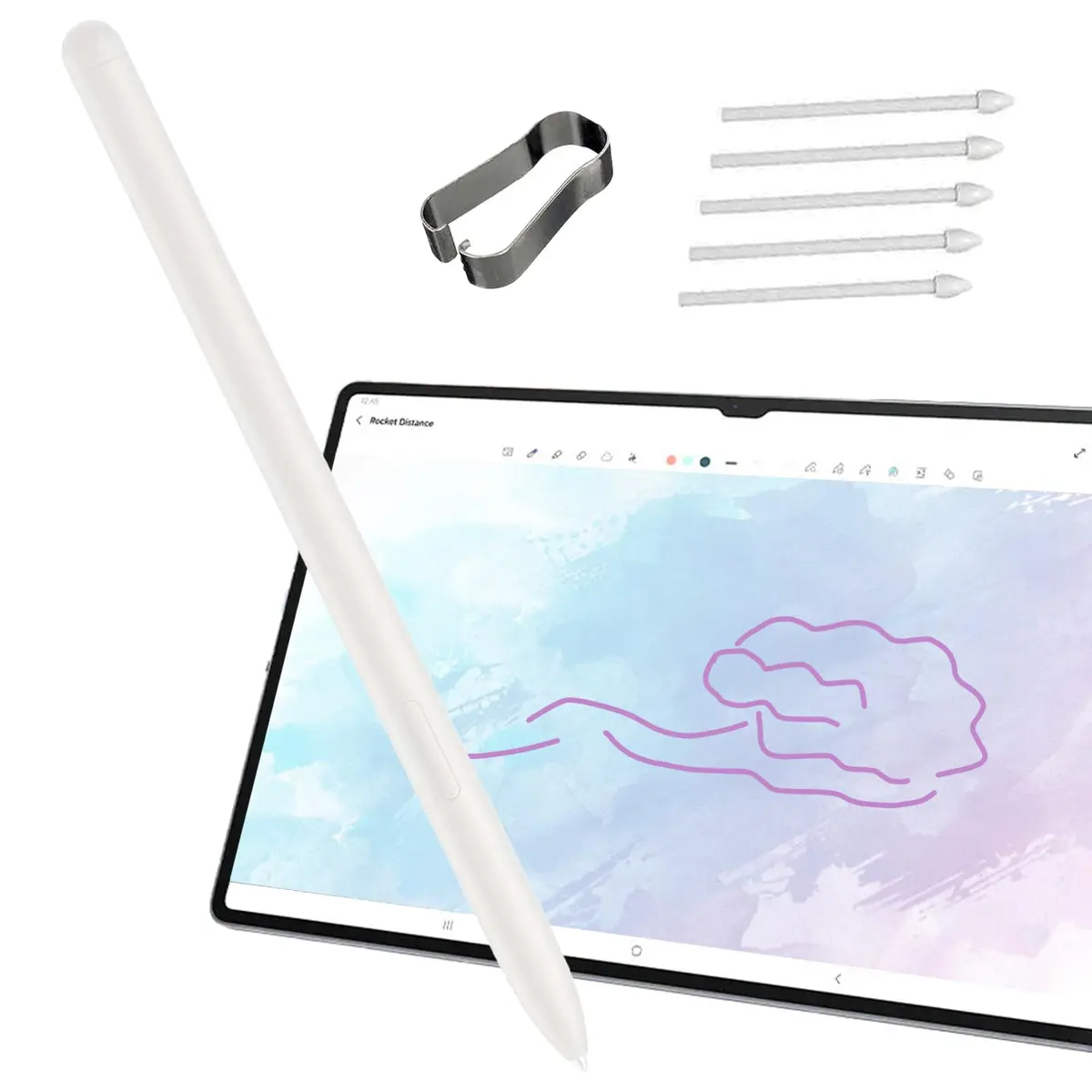 LiXiongBao Galaxy Tab S10 Ultra S Pen Beige | Precise, Sensitive Stylus for Samsung Galaxy Tab S10+ & S10 Ultra - view 6