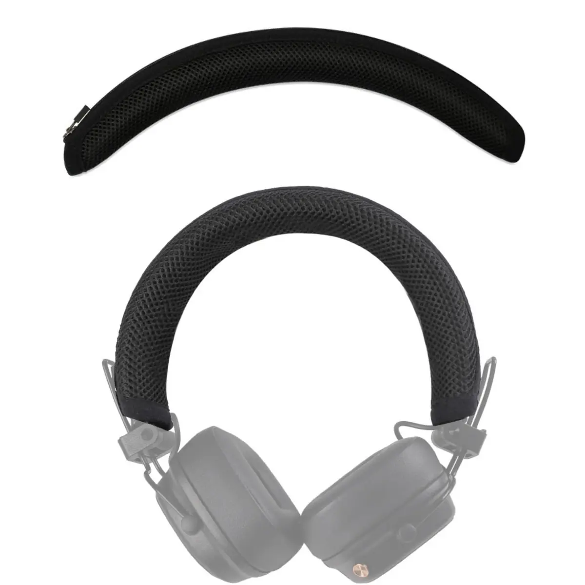Ferbao Replacement Headband Pads for Major III/IV/V | Headband Cover Cushion for Marshall Major 5/4/3 (Black) - main product image