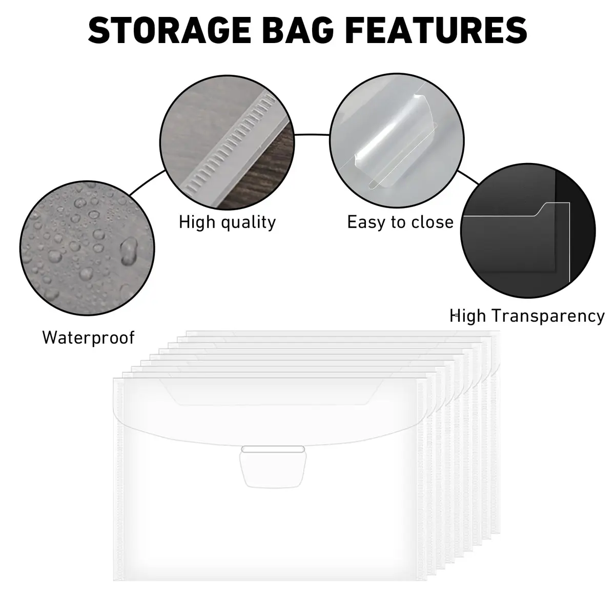 KKJCXY Die Cut Storage Set 20 Sheets +20 Bags | Magnetic & Durable Craft Organizer - view 4