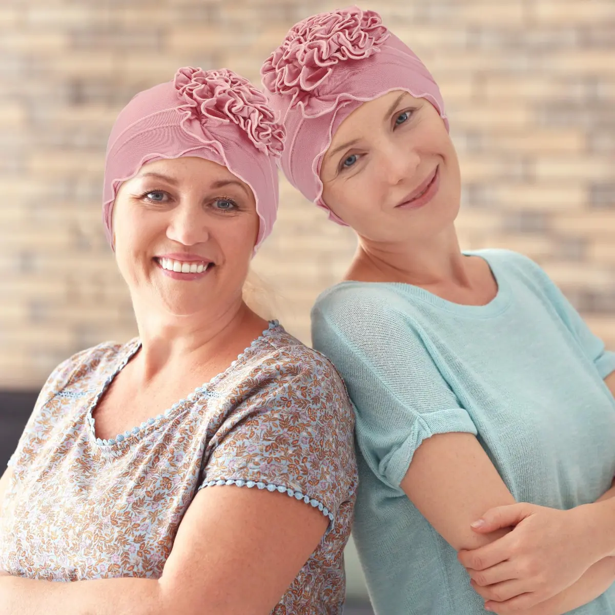 Geyoga Pink Chemo Headwear for Women Elastic | Soft, Breathable & Elegant - view 3