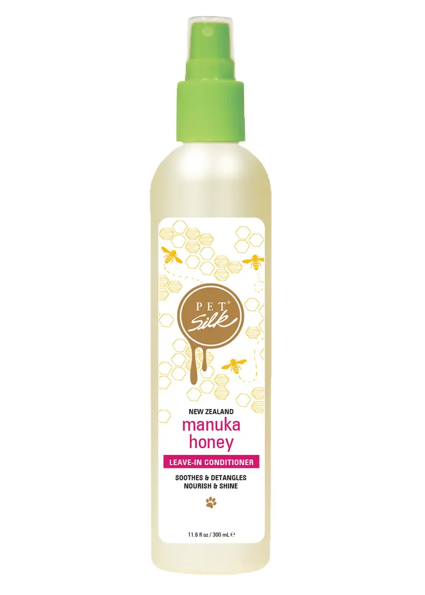 Pet Silk Manuka Honey 11.6oz Leave-in Conditioner | Nourishes & Detangles for Pet Coat Shine - main product image