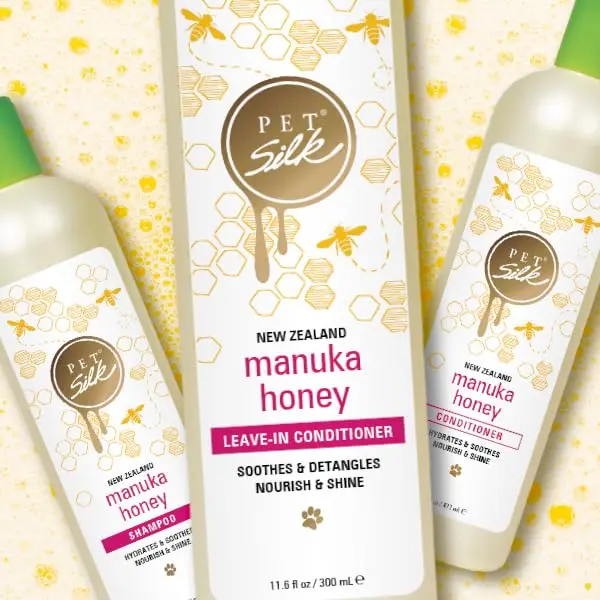 Pet Silk Manuka Honey 11.6oz Leave-in Conditioner | Nourishes & Detangles for Pet Coat Shine - view 3