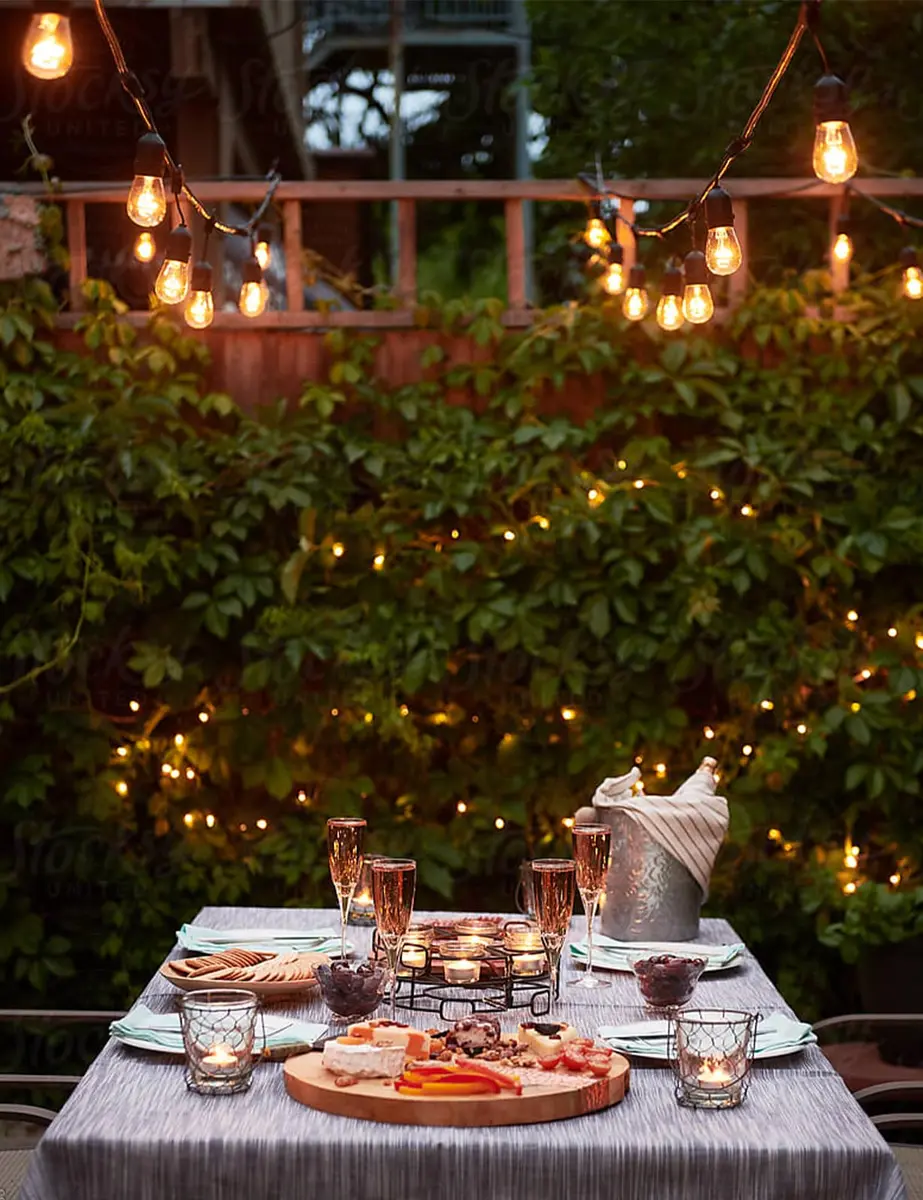 Svater Outdoor String Lights 75 FT LED Waterproof Patio E26 Edison Warm White - view 7
