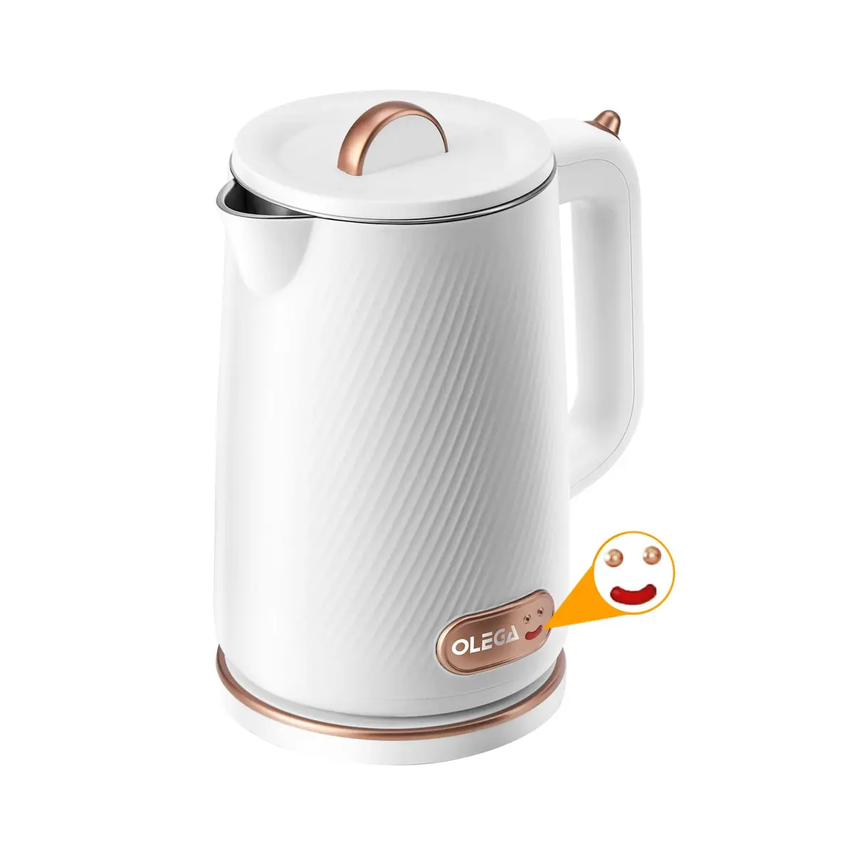 OLEGA Electric Kettle 1.8L | 1500W Stainless Steel Water Boiling Kettle with Auto Shut-Off - main product image