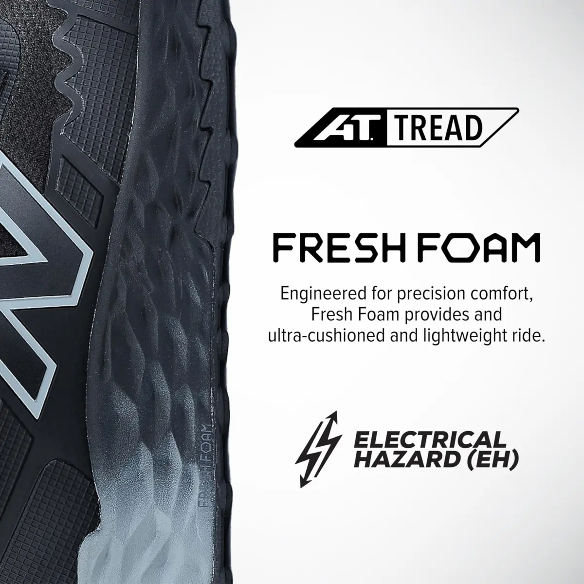 New Balance Fresh Foam Cremorne Mid CT Men's Safety Shoes 11D (29.6cm / 11 US) | ASTM F2413 EH SR - view 4