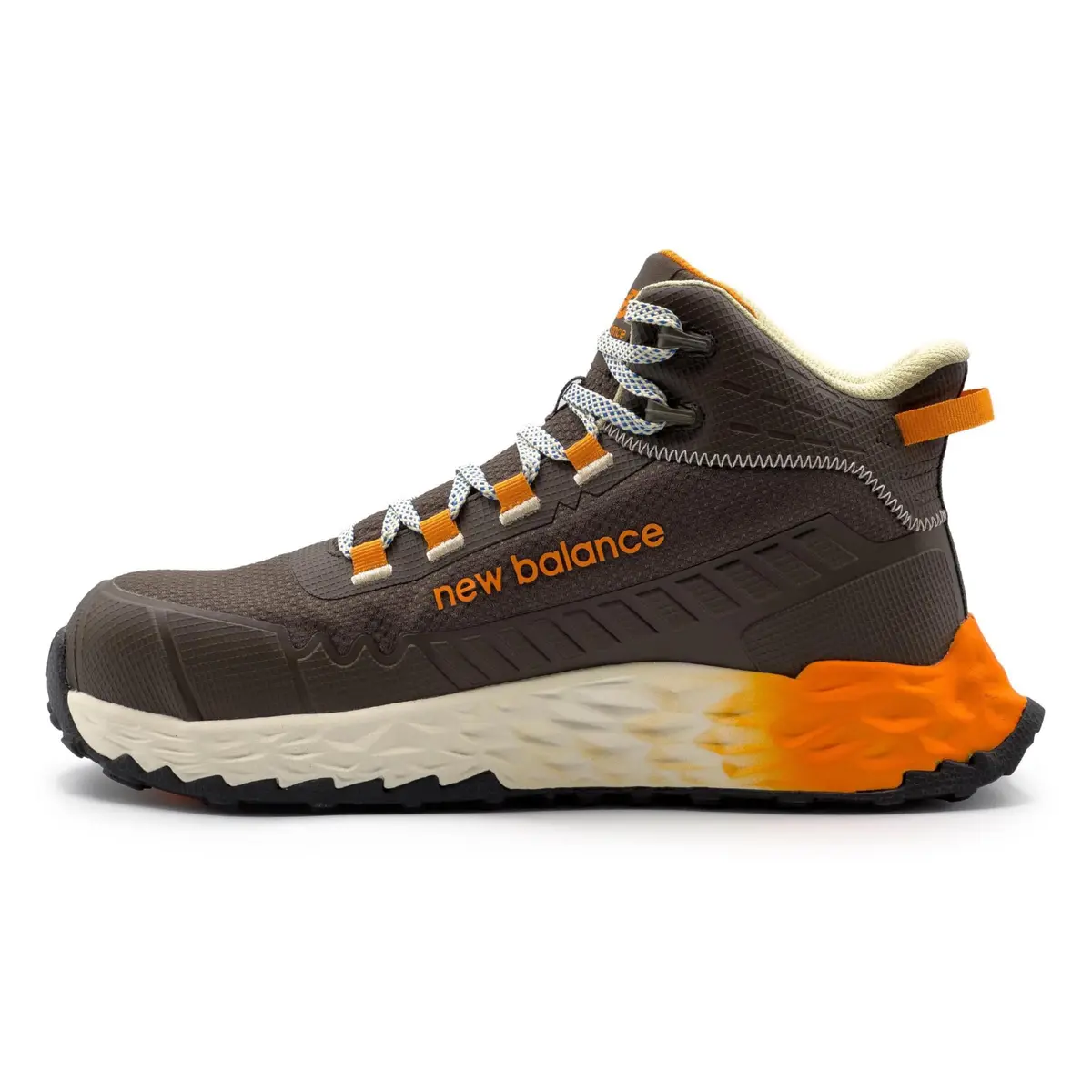 New Balance Fresh Foam Cremorne Composite Toe Safety Shoes for Men - Non Slip, Electrical Hazard - Brown, Mid - view 6
