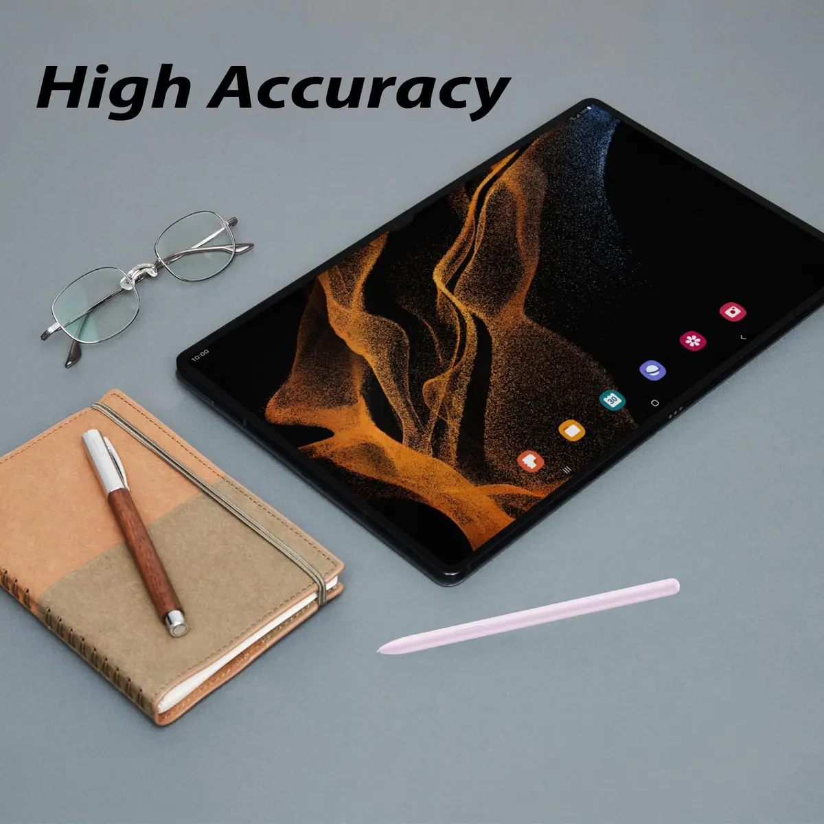 Dogxiong 2 Pack Galaxy Tab S9 FE Stylus Pen, No Bluetooth, Lavender - view 4